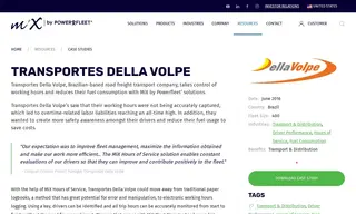 Preview of the Transportes Della Volpe Case Study