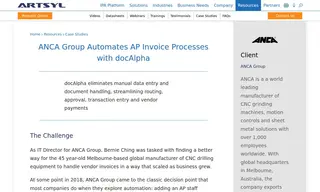 Preview of the ANCA Group Case Study