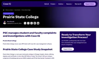 Preview of the Prairie State College Case Study