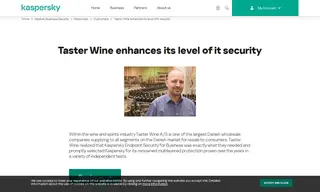 Preview of the Taster Wine A/S Case Study