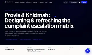 Preview of the Provis & Khidmah Case Study
