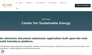 Preview of the Center for Sustainable Energy Case Study