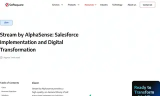 Preview of the Stream by Alphasense Case Study