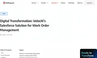 Preview of the Velociti Case Study
