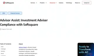 Preview of the Advisor Assist Case Study