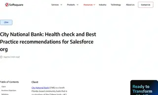 Preview of the City National Bank Case Study