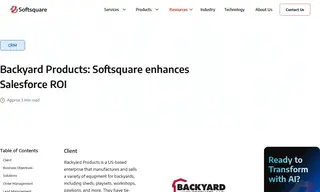 Preview of the Backyard Products Case Study