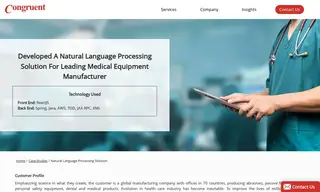Preview of the Leading Medical Equipment Manufacturer Case Study