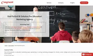 Preview of the Education Marketing Agency Case Study