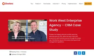 Preview of the Work West Enterprise Agency Case Study