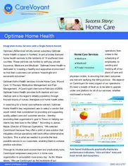 Preview of the Optimae Home Health Case Study