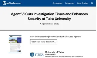 Preview of the University of Tulsa Case Study