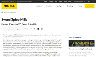 Preview of the Swani Spice Mills Case Study