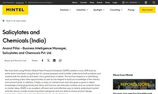 Preview of the Salicylates and Chemicals (India) Case Study