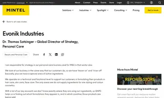 Preview of the Evonik Industries Case Study