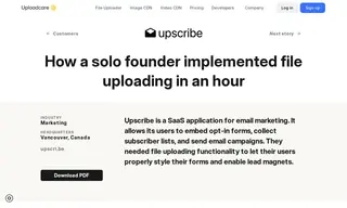 Preview of the Upscribe Case Study