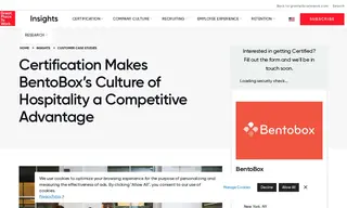 Preview of the BentoBox Case Study