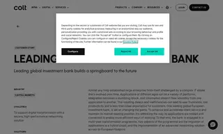 Preview of the Leading Global European Investment Bank Case Study