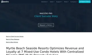 Preview of the Myrtle Beach Seaside Resorts Case Study