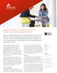 Preview of the Berwin Leighton Paisner Case Study
