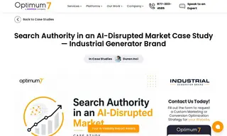 Preview of the International Industrial Generator Brand Case Study