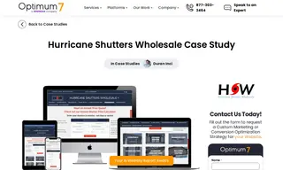 Preview of the Hurricane Shutters Wholesale Case Study