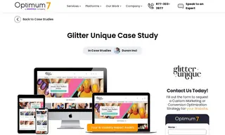 Preview of the Glitter Unique Case Study