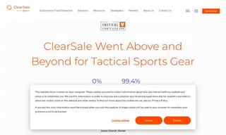 Preview of the Tactical Sports Gear Case Study