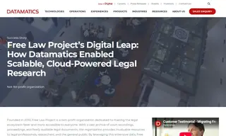 Preview of the Free Law Project Case Study