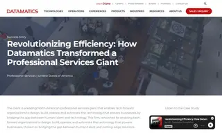 Preview of the Leading North American Professional Services Giant Case Study
