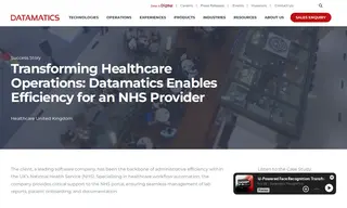 Preview of the NHS Provider Case Study