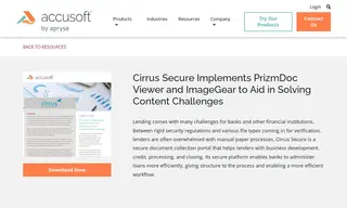 Preview of the Cirrus Secure Case Study