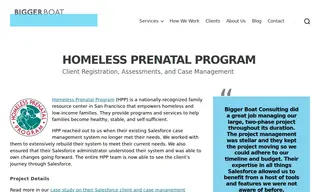 Preview of the Homeless Prenatal Program Case Study