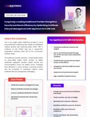 Preview of the Hong Kong’s Leading Healthcare Provider Case Study