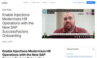 Preview of the Enable Injections Case Study