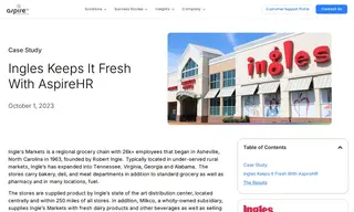 Preview of the Ingle’s Markets Case Study