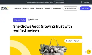 Preview of the She Grows Veg Case Study