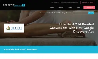 Preview of the American Massage Therapy Association (amta) Case Study