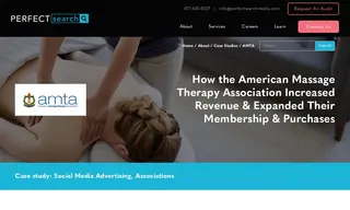 Preview of the American Massage Therapy Association Case Study