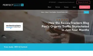 Preview of the ReviewTrackers Case Study