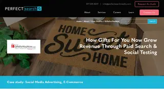 Preview of the Gifts for You Now Case Study