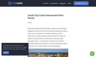 Preview of the Small Code Enforcement Teams (municipalities/agencies) Case Study