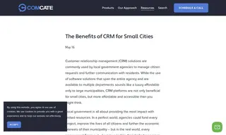Preview of the Small City Governments Case Study