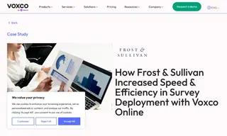 Preview of the Frost & Sullivan Case Study