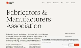 Preview of the Fabricators & Manufacturers Association Case Study