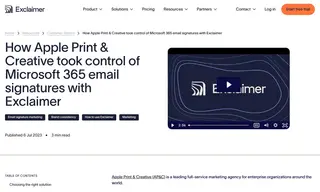 Preview of the Apple Print & Creative (ap&c) Case Study