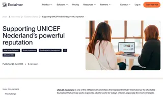 Preview of the UNICEF Nederland Case Study
