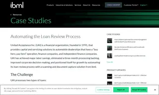 Preview of the United Acceptance Inc Case Study