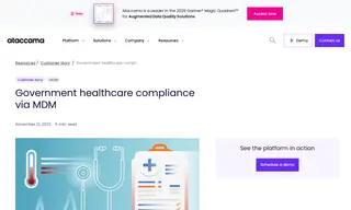 Preview of the Government Healthcare Compliance Via MDM Case Study