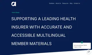 Preview of the Leading Health Insurer Case Study